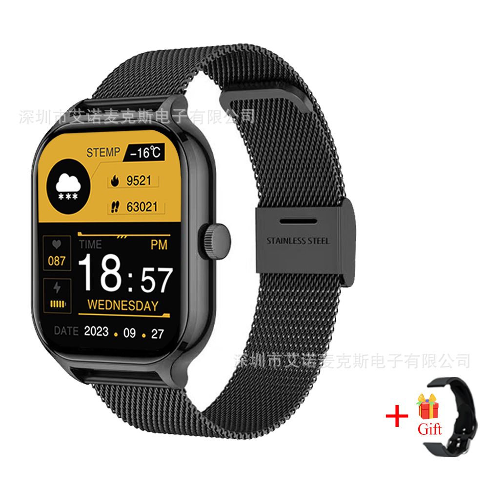Fabricante de pulseras deportivas con recordatorio de información de llamadas Bluetooth Smart Island, reloj inteligente H9Max popular transfronterizo de 2025.