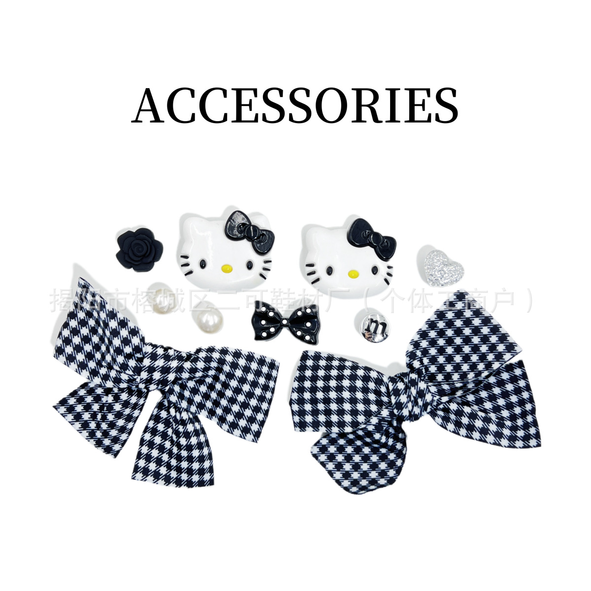INS primavera nuevo ballet de perla punto de onda arco agujero agujero zapatos de ballet hebilla coreana diy accesorios desmontables
