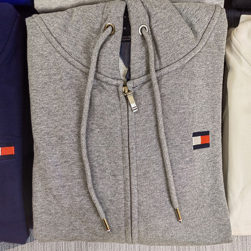 Tommy Hilfiger Hoodie Jacket Grey