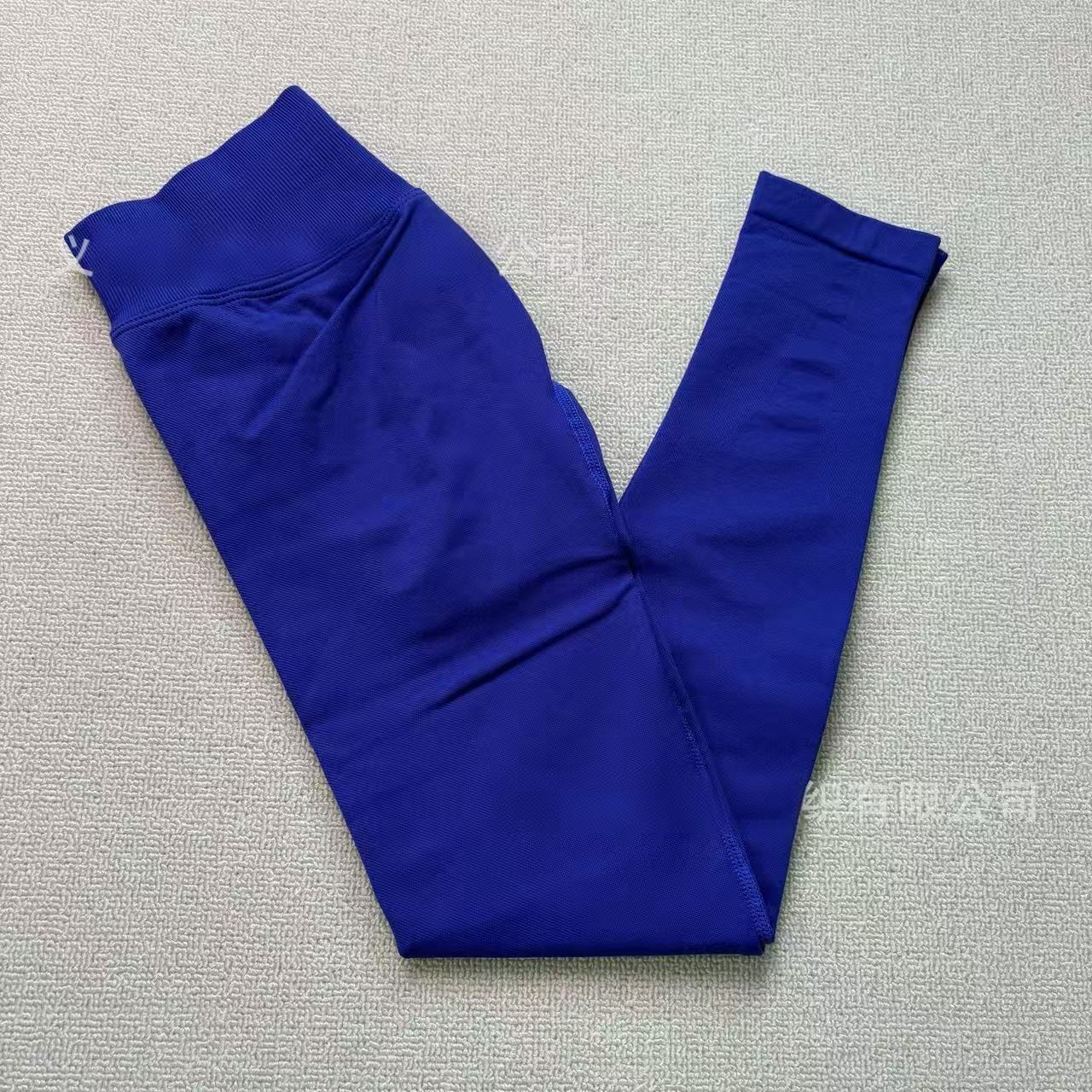 Pantalones de fitness dfyne Aliexpress ajustados, cintura plástica, caderas, pantalones deportivos sin costuras, Europa y América.