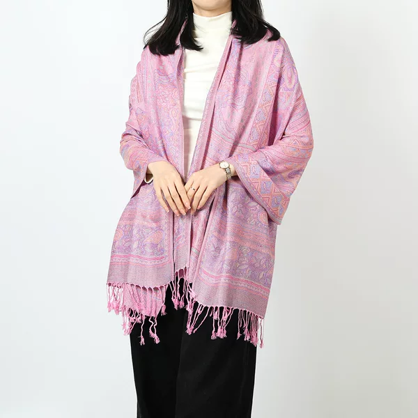 Jacquard Cashew Scarf Viscose Pashmina Shawl Women's Turban 70*200cm Spring & Fall Thin Scarf