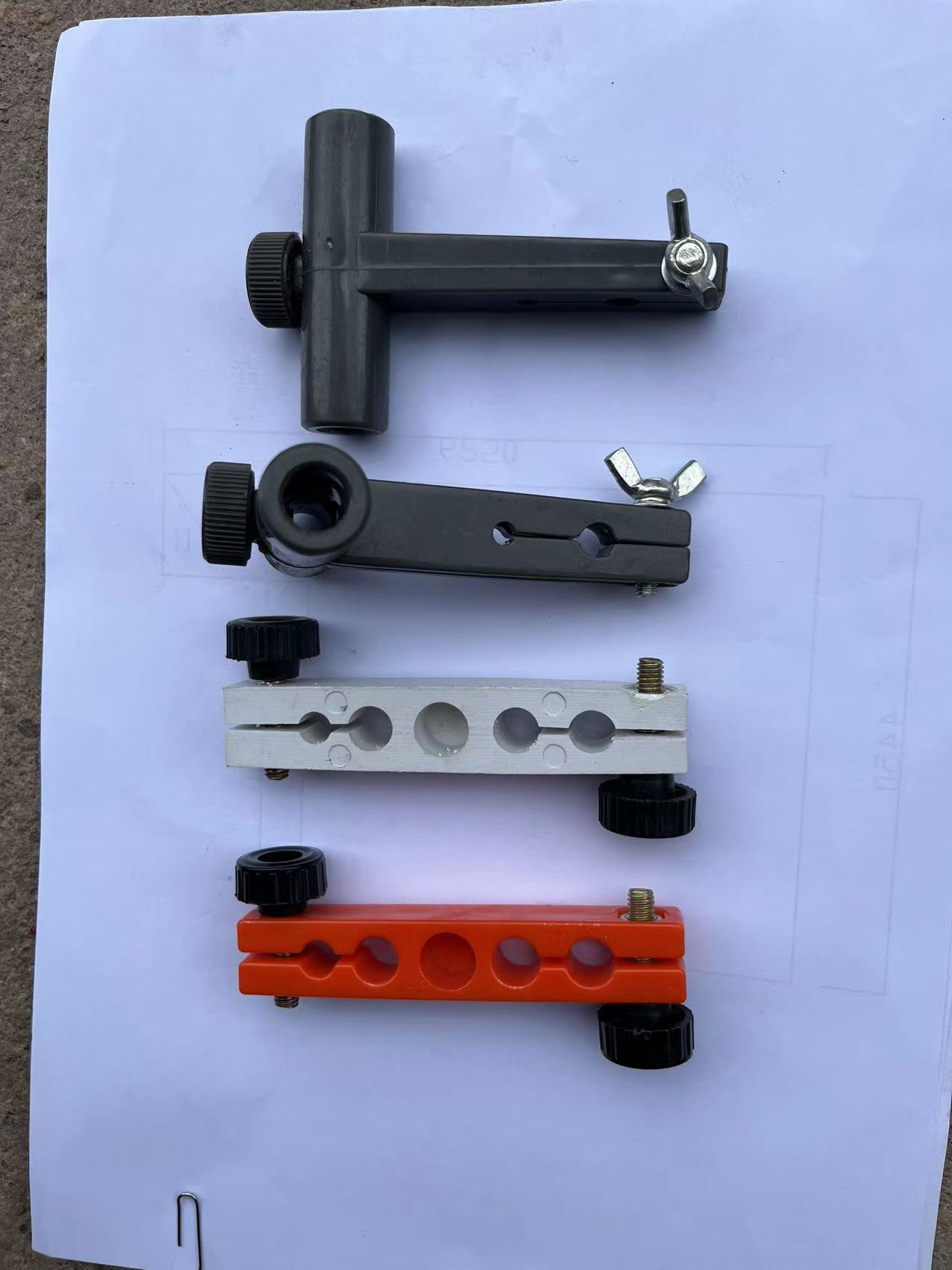 路面弯沉仪配件 立柱 塑料夹子 轴承螺丝 弯沉仪表架 弯沉仪配件