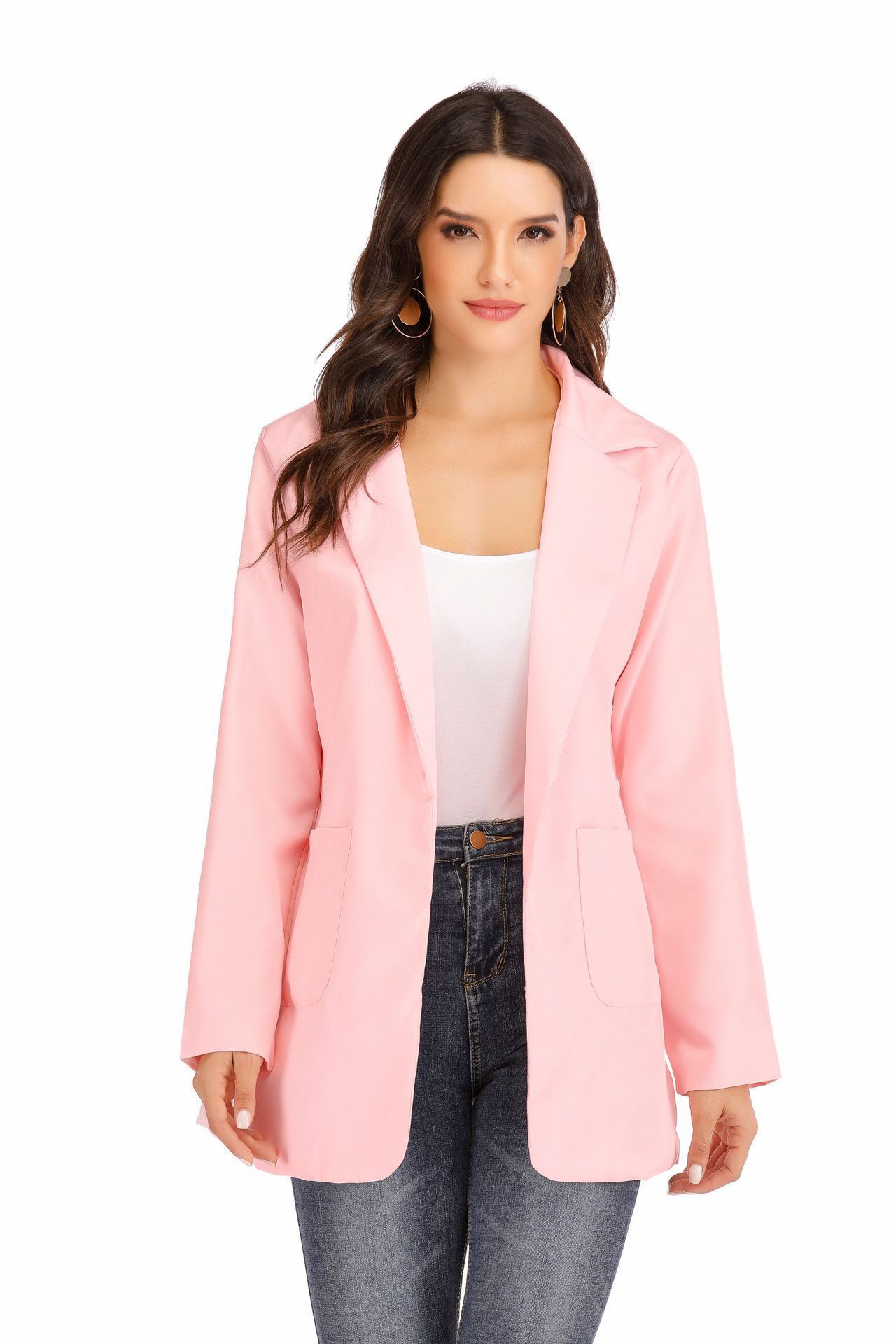 Blazer donna slim fit giacca elegante alla moda per il lavoro_voghion.com