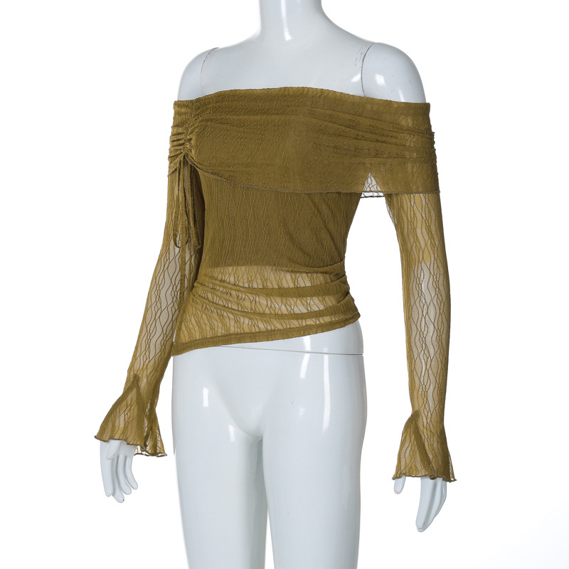 Women's Off-shoulder Long-sleeved Sweater Top O1CN01kaZoKv2FEtgMCkEtS !!2208406698849 0 cib