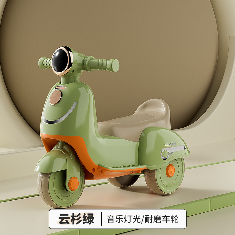 新型モクレン滑車は1 ~ 3歳で、子供の男の子と女の子の三輪のバランス車を押すことができます。|undefined