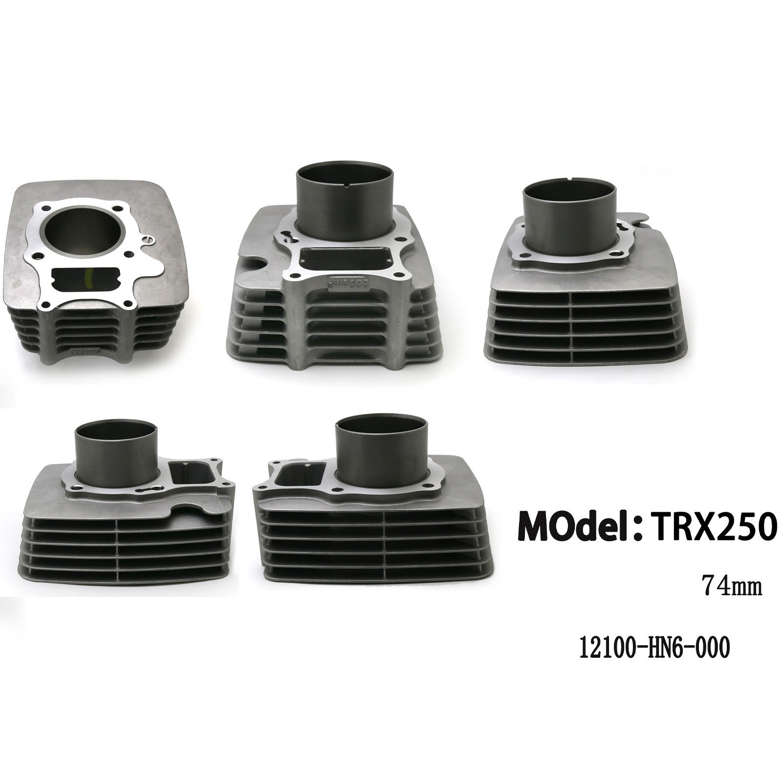 Suitable for Honda Trx250 Fourtrax250Atv Engine Cylinder Assembly Expansion Cylinder 74mm Motorcycle Accessories