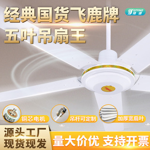 SOURCE manufacturer Feilu brand ceiling fan 48-inch 56-inch five-speed speed control hanging three-leaf five-leaf household ceiling fan