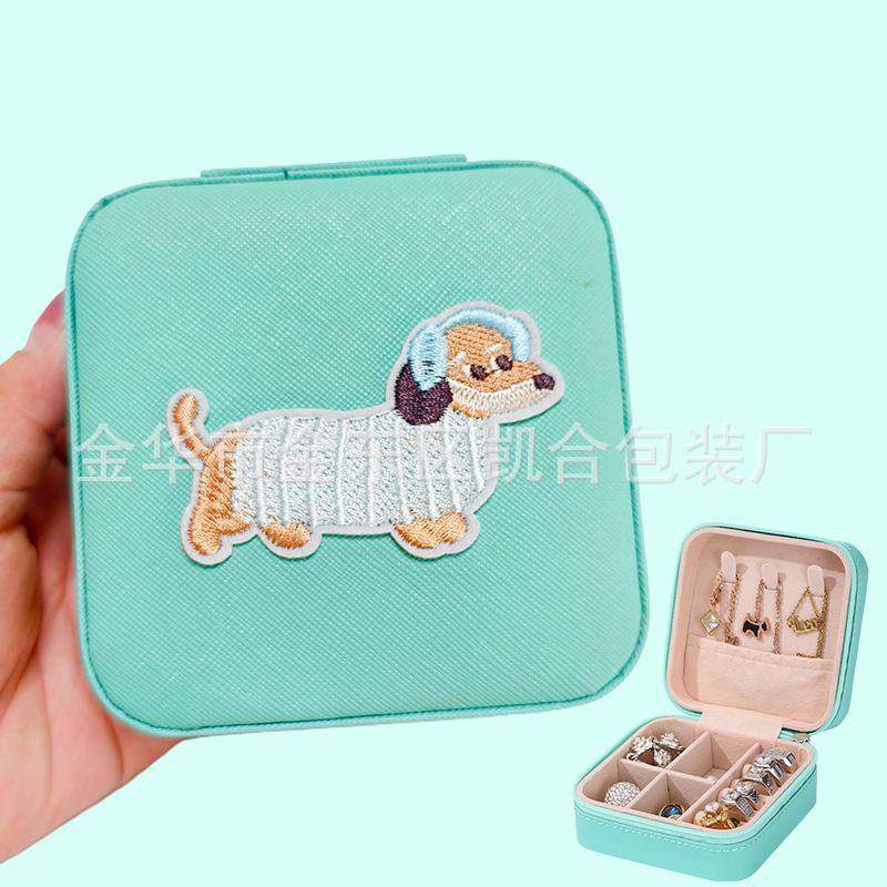 비취색 - 이어폰 강아지 패턴