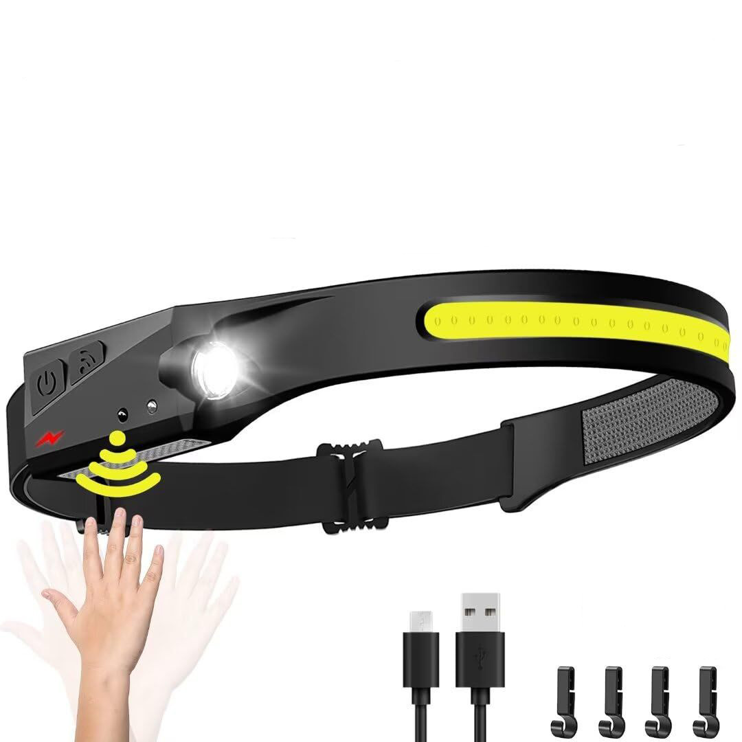 Farol transfronterizo Headlight recargable Night Fishing Headlight para pescar al usuario fuera de la lámpara de inducción de larga duración ultra brillante image 12