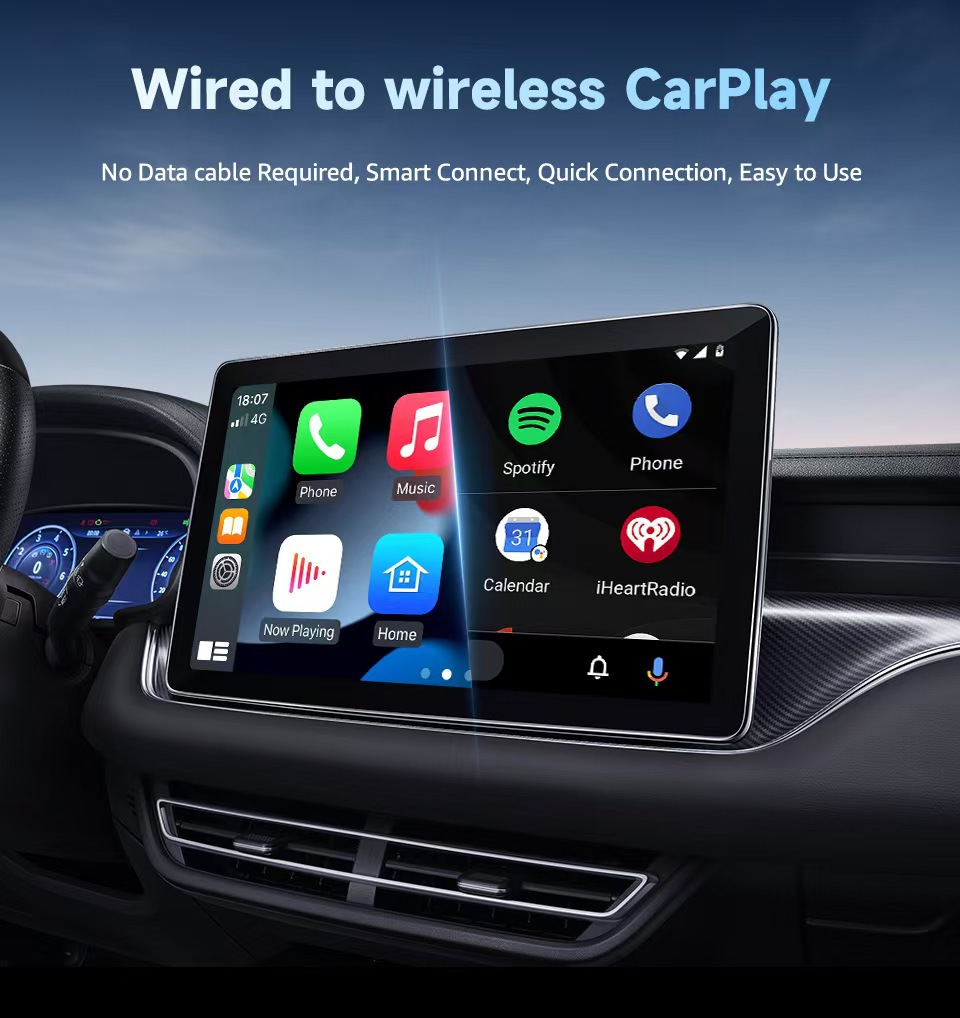 Wireless Carplay Box Apple Android Smart Car Connectivity Box Car Carplay Adapter