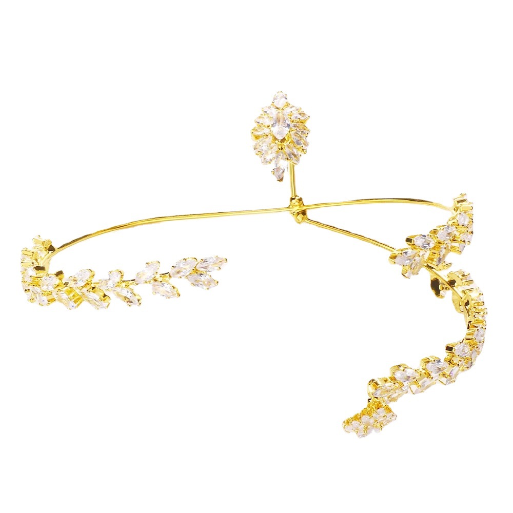 Cruz-frontera ZIRCON pulsera nueva novia temperamento completo diamante pulsera personalizada accesorios pulsera femenina