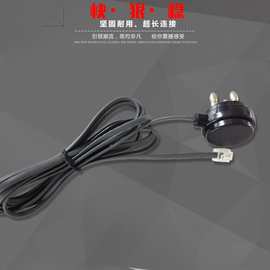 源头工厂铜脚意大利头电话线2芯PVC直线座机连接线尼龙铜芯线稳速