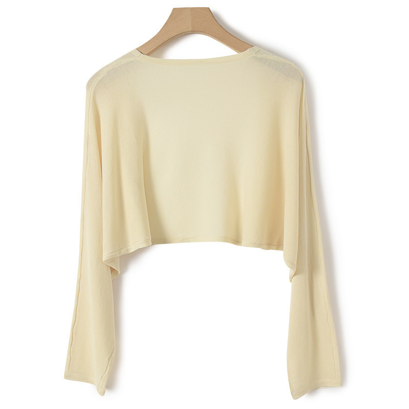 Cross-Border Summer Ice Silk White Blouse Plus Size Top with Sun Protection Shirt Thin Jacket Sun Protection Clothing Air-Conditioned Shirt Women Summer Cross-Border Summer Ice Silk White Blouse Plus Size Top with Sun Protection Shirt Thin Jacket Sun Protection Clothing Air-Conditioned Shirt Women Summer