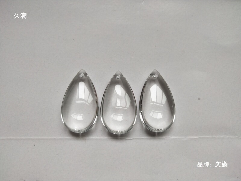 Crystal Bead Curtain Loose Pearl Glossy Water Drop Crystal Glass Gourd Door Curtain DIY Lighting Accessories Dripping Pendant