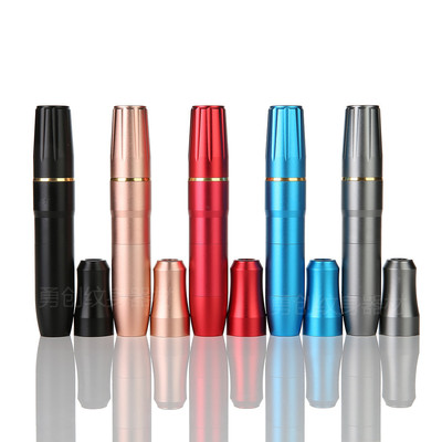 纹艺新款纹身笔纹绣双头一体笔纹身纹绣双头笔 纹身笔 纹绣机静音