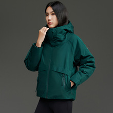 男女款防水户外滑雪登山派克95鹅绒羽绒服女短款高端极寒保暖外套