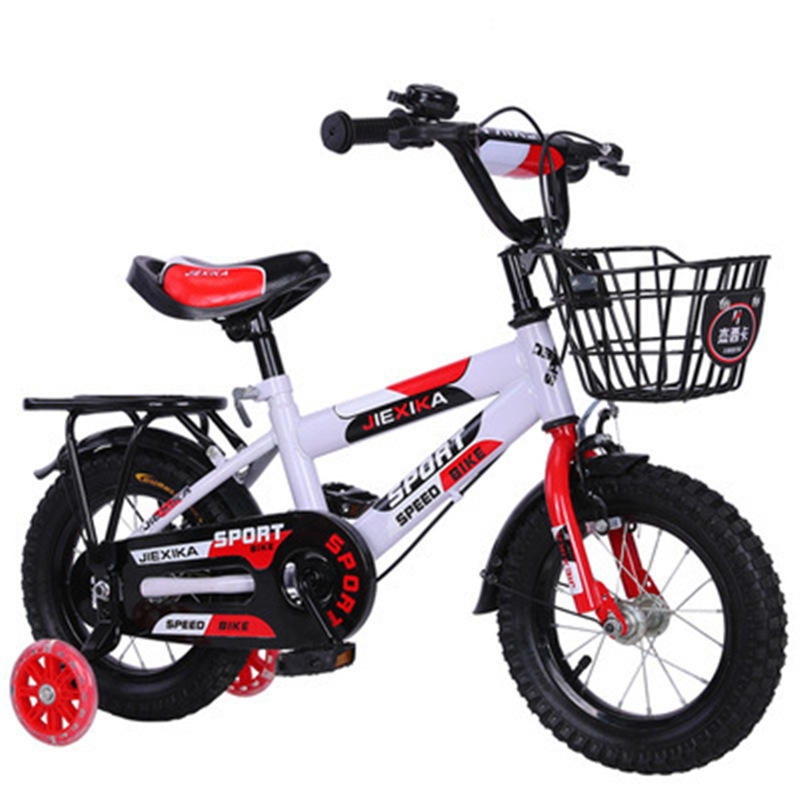 Bicicletas infantiles 12 - 14 - 16 - 18 - 20 pulgadas para niños y niñas con asiento trasero bicicleta cochecito para niños