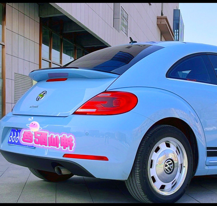 Suitable for 13-21 Models of the New Volkswagen Beetle, Modified for 17-18 Models, Original Factory Style Rear Wing, No-Drill Roof Wing