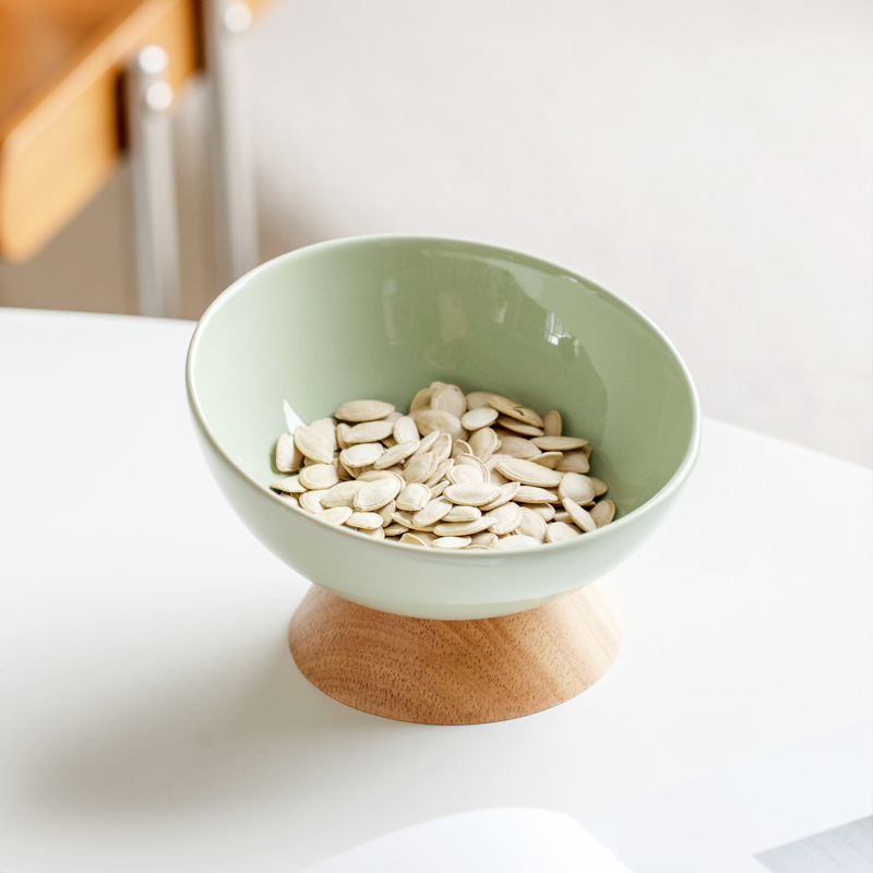 Corea del Sur ins aperitivos de cerámica fruta seca postre plato pequeño tazón ensalada sala de estar mesa de café entrada Almacenamiento de joyas