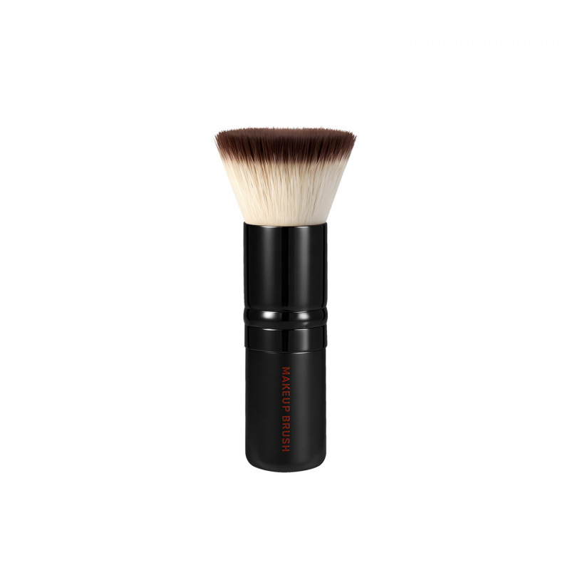 GECOMO multipropósito cepillo de polvo de cabeza plana, cepillo de maquillaje de alta densidad, cepillo de maquillaje suave, no comer polvo, fabricante de cepillo de maquillaje profesional al por mayor