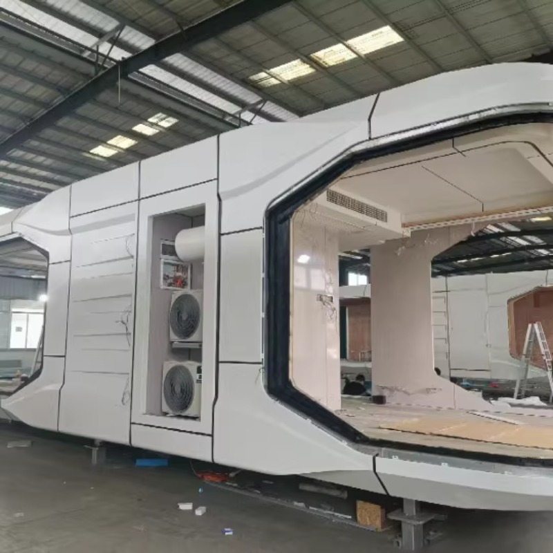 Red celebridad cápsula espacial alojamiento residencial móvil al aire libre hotel de alta calidad sala de sol inteligente vacaciones sala de recepción