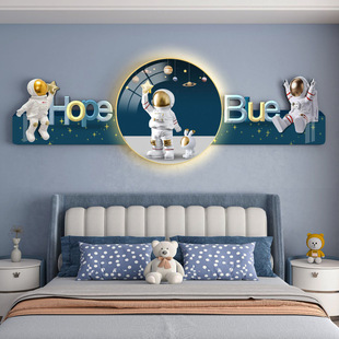 Modern New children's room decorative painting cute warm princess girl boy's room bedside hanging painting wall decoration