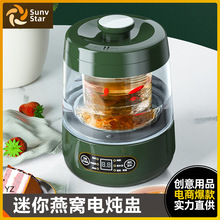 迷你宿舍養生鍋家用多功能玻璃隔水燉電燉鍋燕窩電燉盅煮粥煲湯鍋