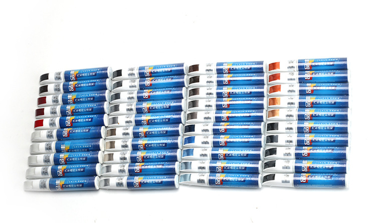 Matte black matte finish vehicle scratch repair kit black self-applied paint for bicycles and cars, matte black touch-up pen