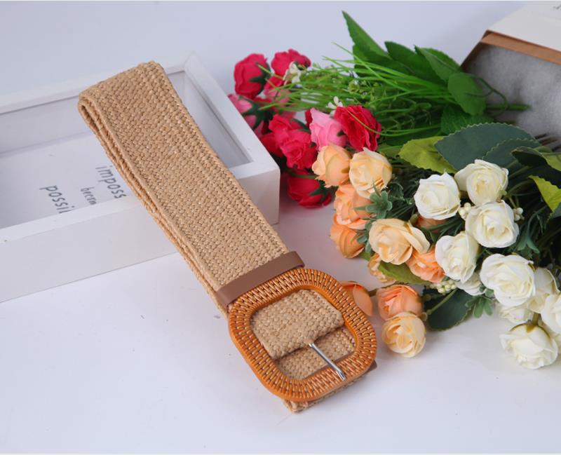 Straw universal square buckle
