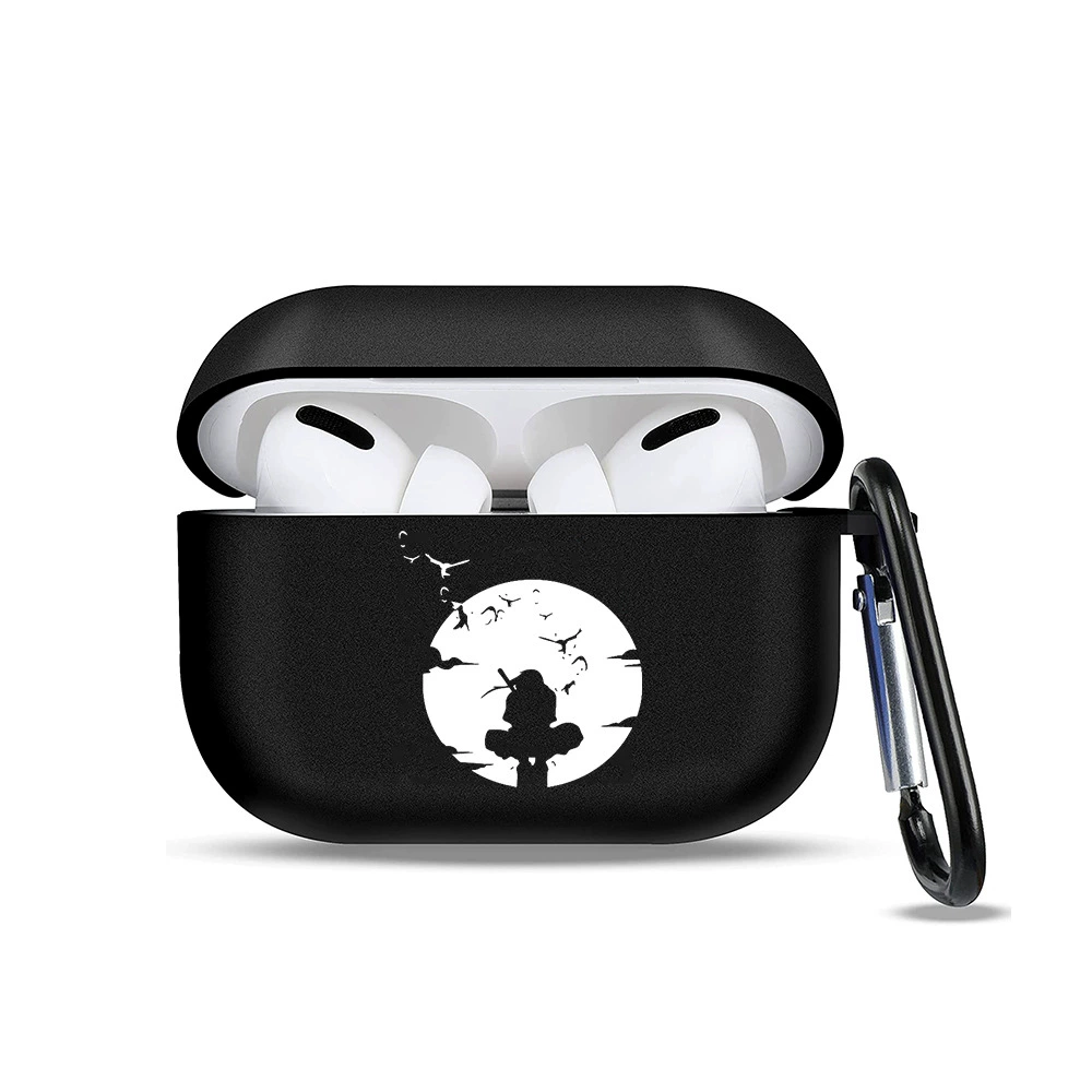 Наруто AirPods1/2 защитный чехол AirPods 3 поколения Bluetooth гарнитура Учига Вижи Писатель Писательское колесо глаз Мужчины