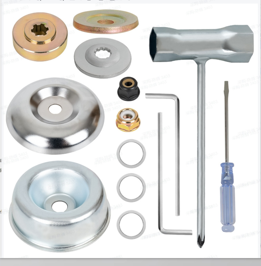 Venta directa de fábrica Placa de cadena cabeza de hierba 20 dientes cuchillo placa Cadena de 9 pulgadas hoja dentada cabeza de hierba accesorios cortacésped