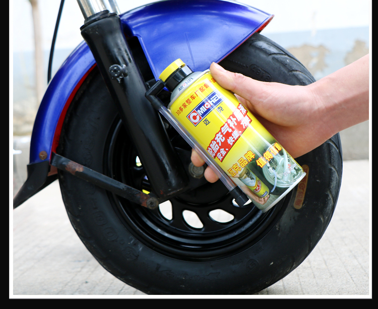 Mike Tire Repair Fluid, Automatic Tire Inflator for Car Motorcycle