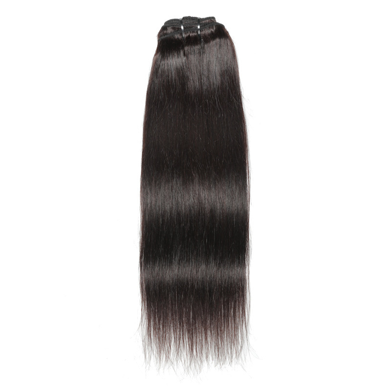 2 # Xuchang peluca clip suplemento pelo volumen 8 piezas pieza de pelo recto hembra clip recto en el pelo