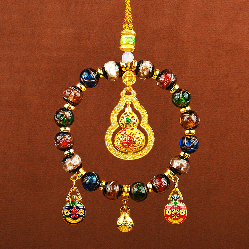 향재유리 금을 삼키는 짐승 [회전형 조롱박]