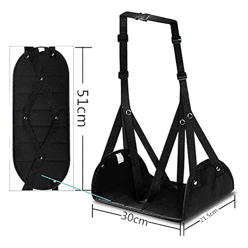 Venta directa transfronteriza aviones de alta velocidad pedal de pie de ferrocarril portátil pie colgando perezoso pie colgando dispositivo pedal de oficina colgando hamaca
