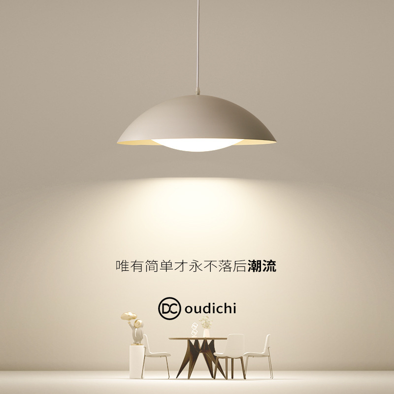 Nordic Restaurant Chandelier Minimal Internet Celebrity Creative Personality Style Modern Minimalist Bar Counter Single Head Dining Room Chandelier