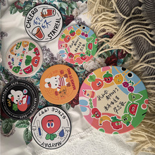 源头厂家批发卡通水果杯垫创意软木陶瓷防滑吸水隔热垫