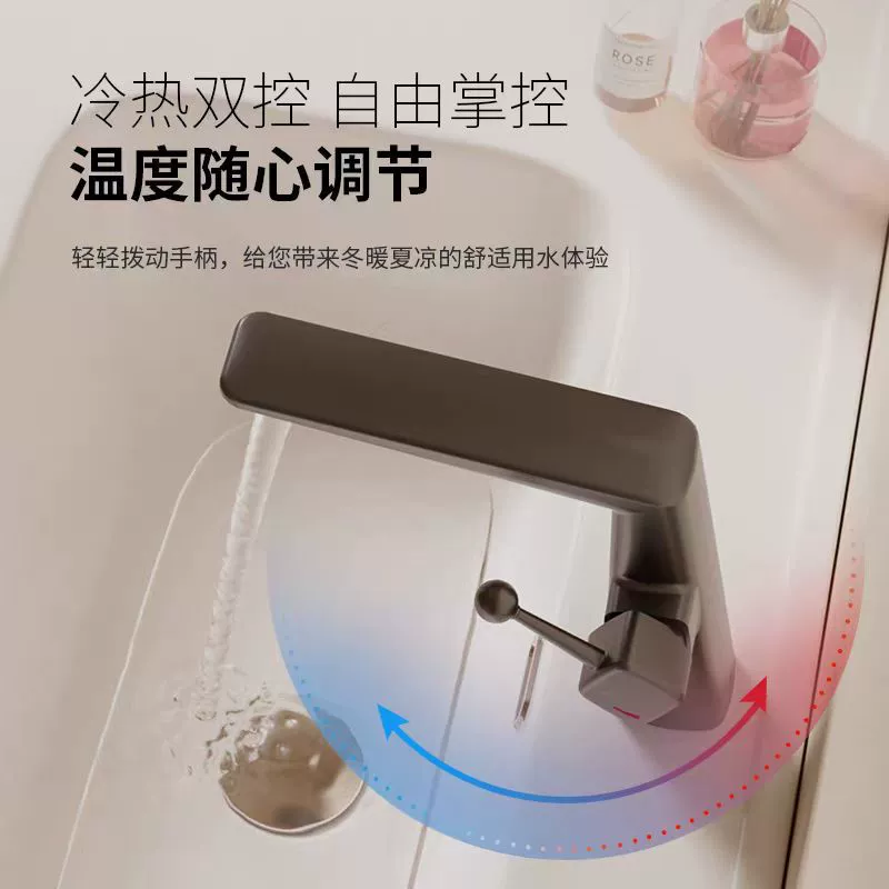 Граница кросс-бордер передняя линия большой бренд, тот же горячий и горячий макаронный водопровод, раковина в ванной из всех медных, раковина дома