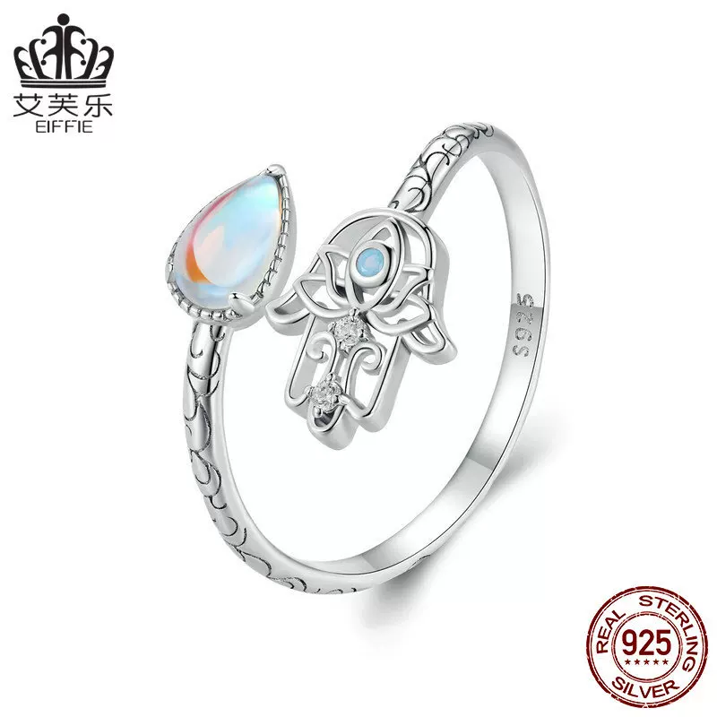 艾芙乐 Genuine ring, platinum accessory, jewelry, silver 925 sample