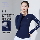 婷姿媄 Осенняя квадратная танцевальная одежда New Tops Fitness Group Clothing Daily Sports Casual Clothing Женщины