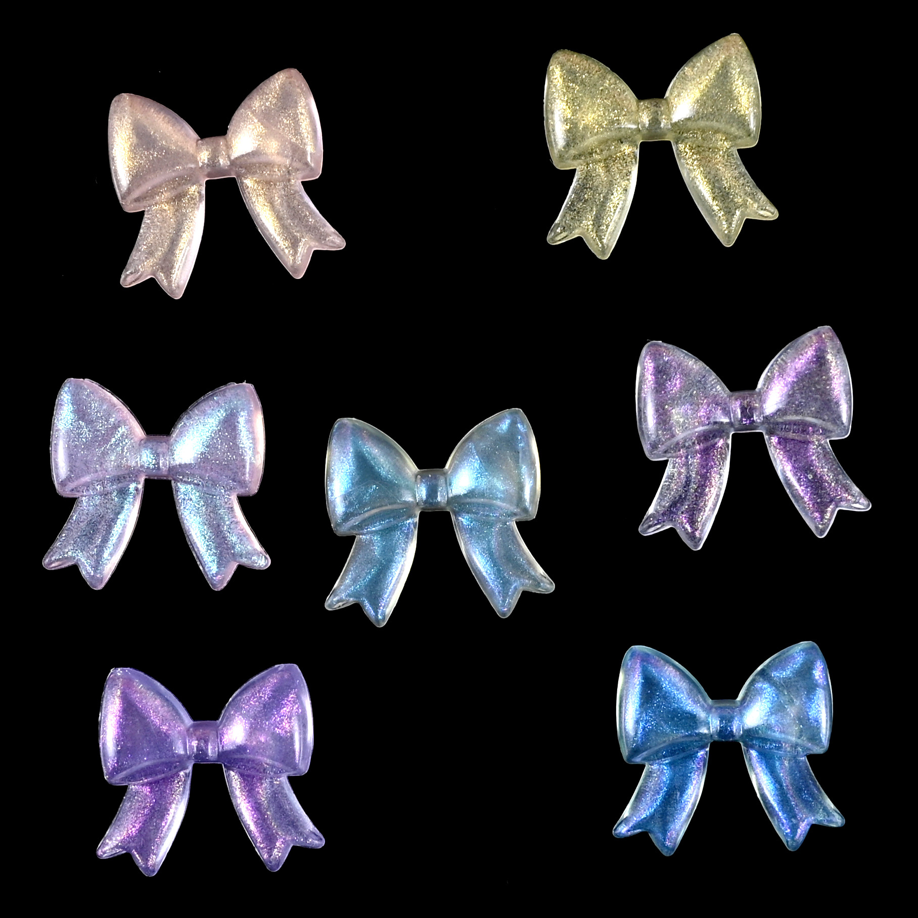 Cream accessories with bow