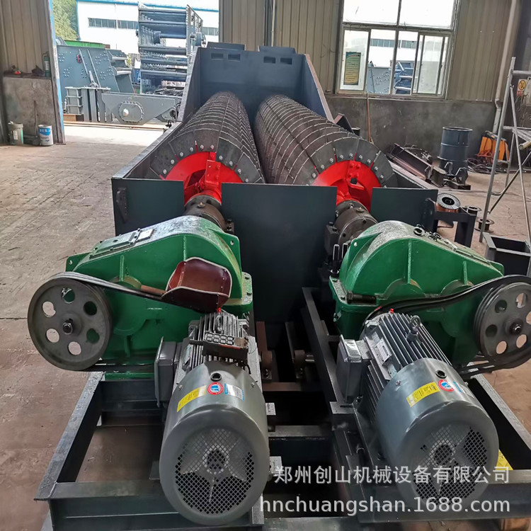 供应螺旋洗石机 石子水洗机 洗石机价格  螺旋洗石机 洗石机现场