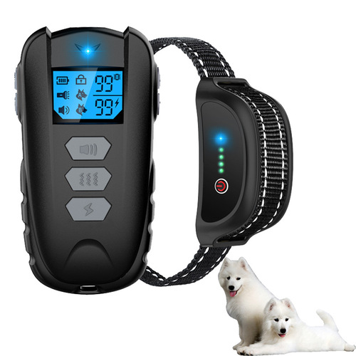 Amazon best-selling pet supplies bark control remote dog trainer, dual dog chain, can be shipped on behalf