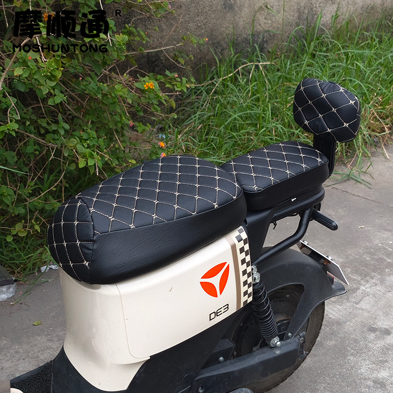 New National Standard Electric Vehicle Seat Cover, Warm and Sun-Protective, Suitable for Yadea, Aima, Tailing, Shenyuan, Xinri Electric Vehicles