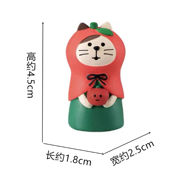 創意日系雑貨ゼカ娯楽踏青ハリネズミ読書猫柴犬新年樹脂工芸品インスタ置物