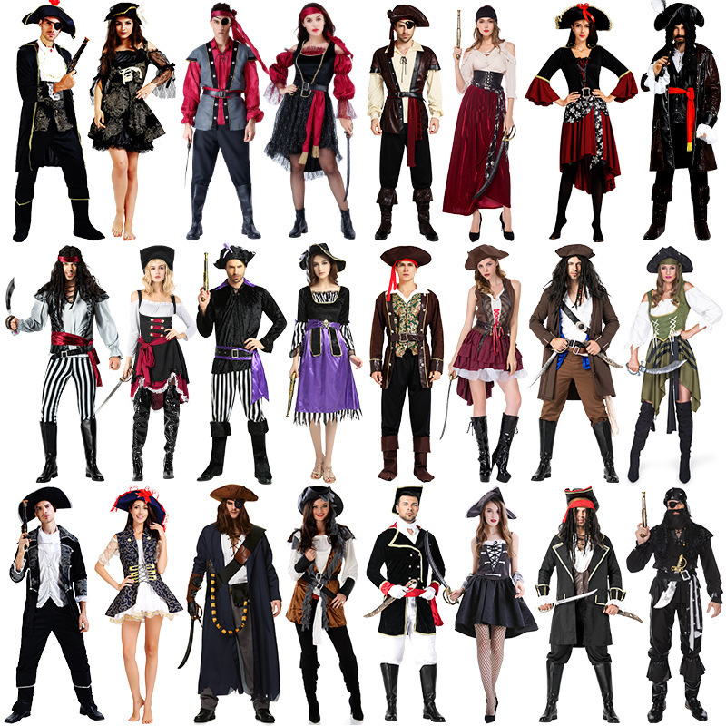 Halloween costume party cosplay Caribbean female pirate costume pirate costume adult Jack Sparrow costume