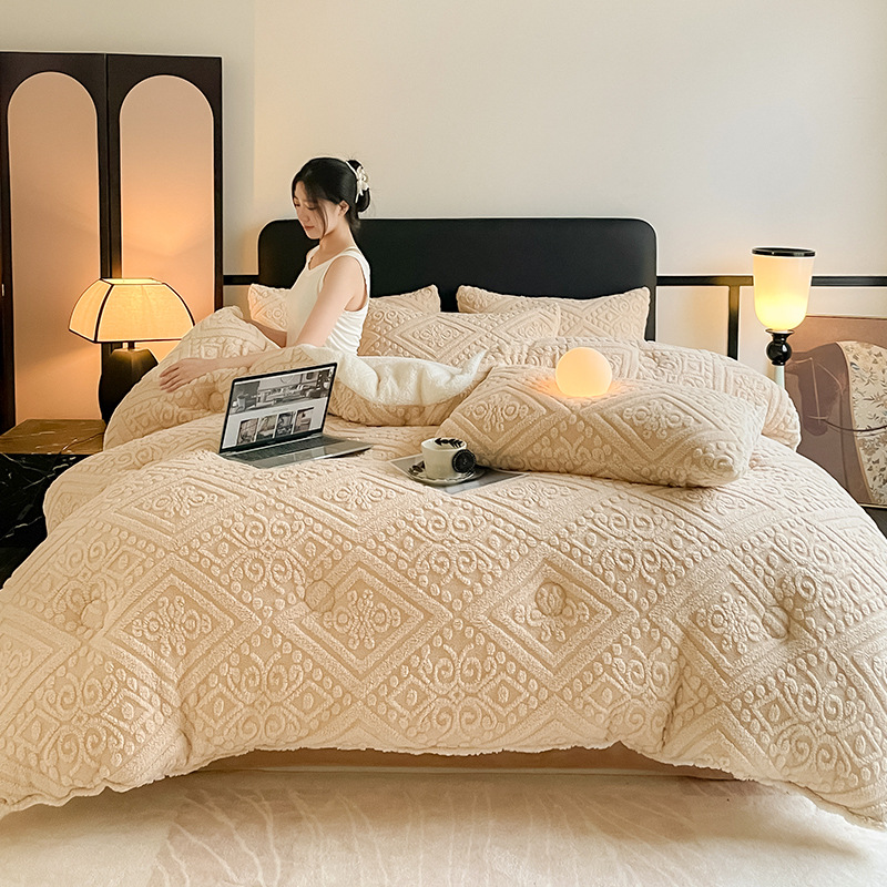 Soft Cotton Lamb Wool Quilt Winter Quilt Dormitory Single-Person Winter Quilt Thickened Warm Bedding Quilt Core 2026 New Model