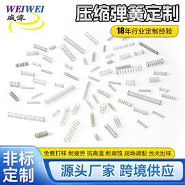 加工定做精密小弹簧 超细微型圆珠笔玩具压簧pogopin顶针压力弹簧