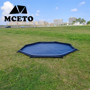 Listening snow 320PRO eight-corner bathtub floor cloth pyramid tent waterproof floor mat picnic mat beach mat