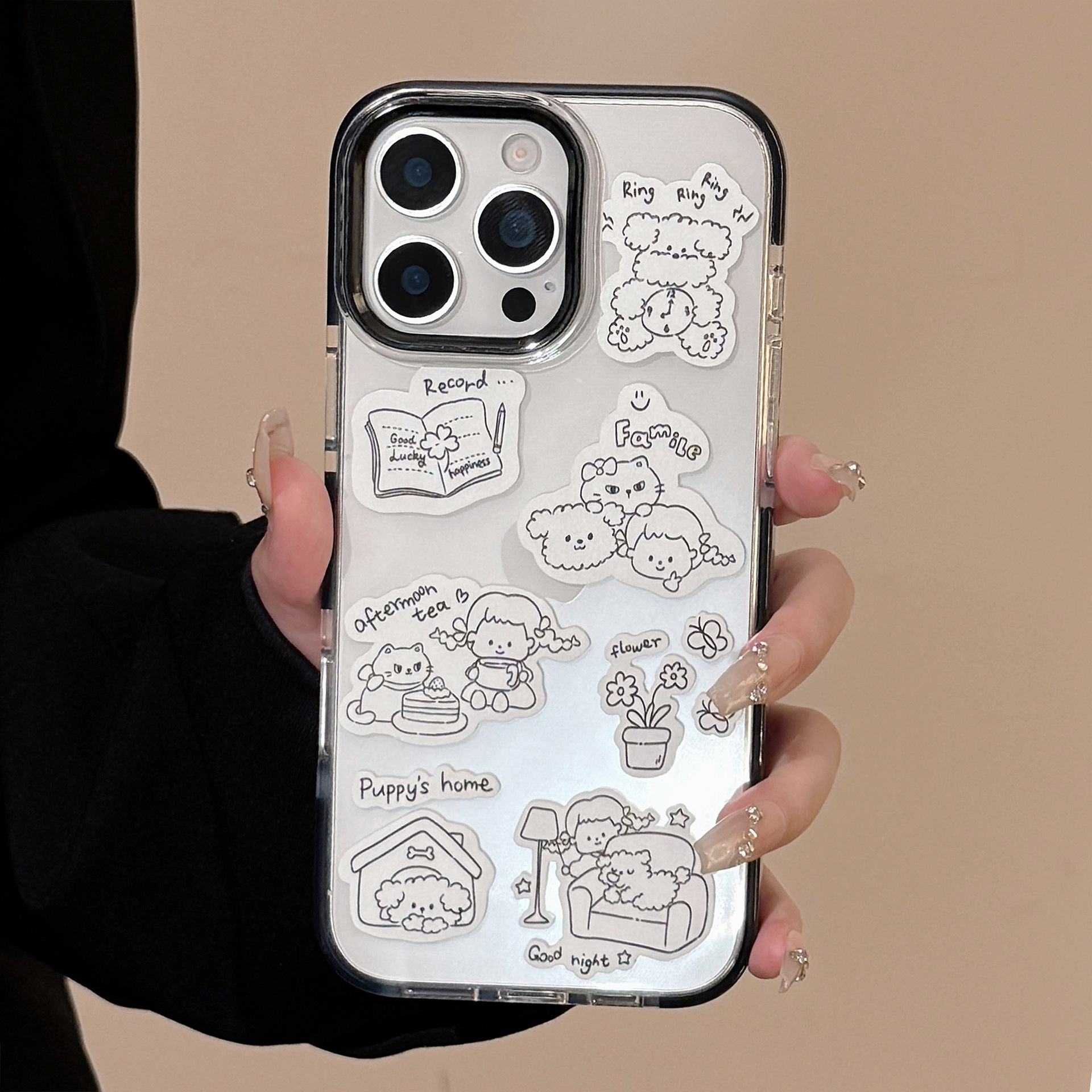 Magnetic Protective Phone Case With Rotating Stand For Iphone_voghion.com